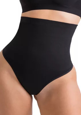 Shapermint Essentials Women's All Day Every Day High Waisted Shaper Underwear, Black, Medium | Belk