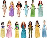 Amazon.com: Mattel Disney Princess Toys, Fashion Doll Gift Set with 13 Dolls in Sparkling Clothin... | Amazon (US)