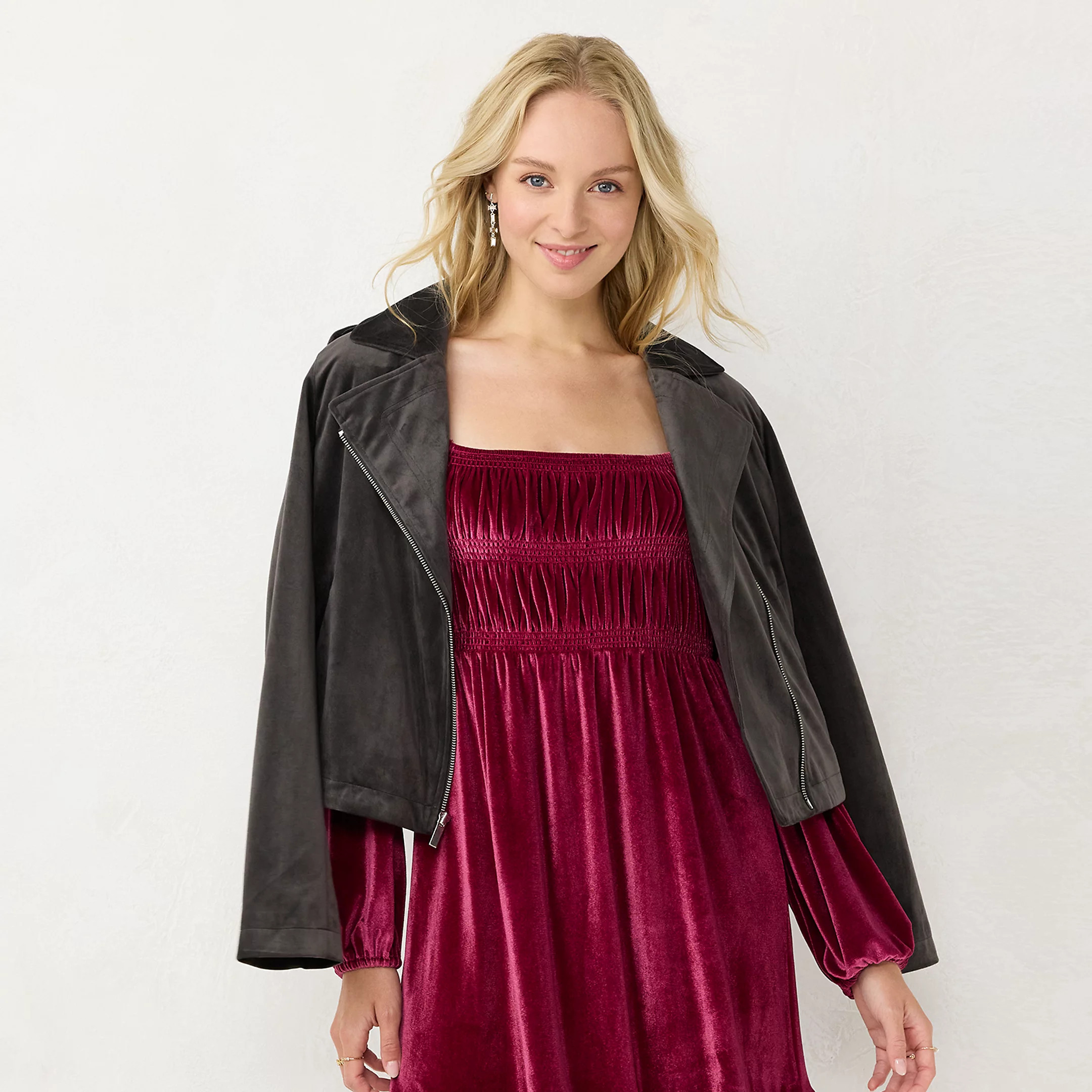 Women's LC Lauren Conrad Faux-Leather Moto Jacket | Kohls | Kohl's