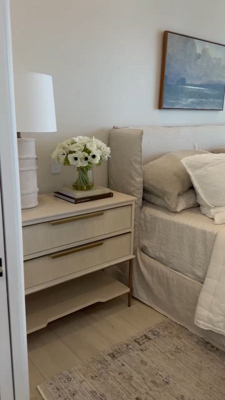 Pretty view I spotted during the parade of homes. Love this nightstand! This home was by Splitrock— design Becki Owens 

#bedroom #paradeofhomes #nightstand 

#LTKsalealert #LTKhome