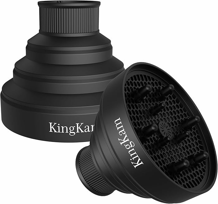 KingKam Collapsible Hair Dryer Diffuser - Travel and Easy Storage - Diffuser Attachment Fit Most ... | Amazon (US)