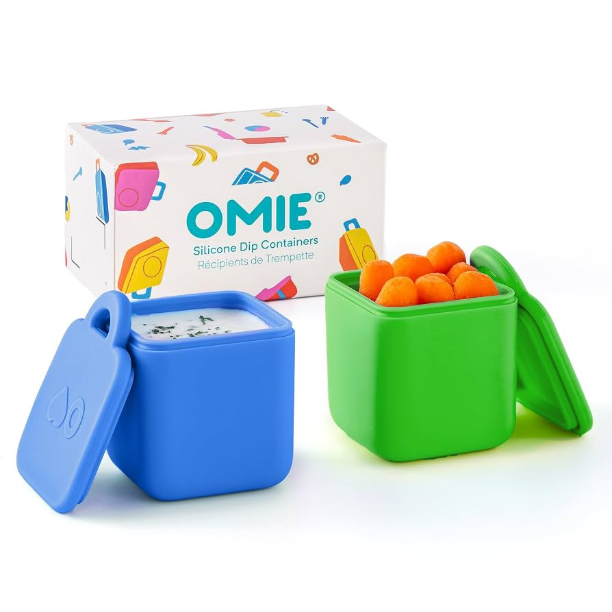 OmieBox (2 pack) Leakproof Dips Containers To Go, Salad Dressing Container, Condiment Container w... | Amazon (US)