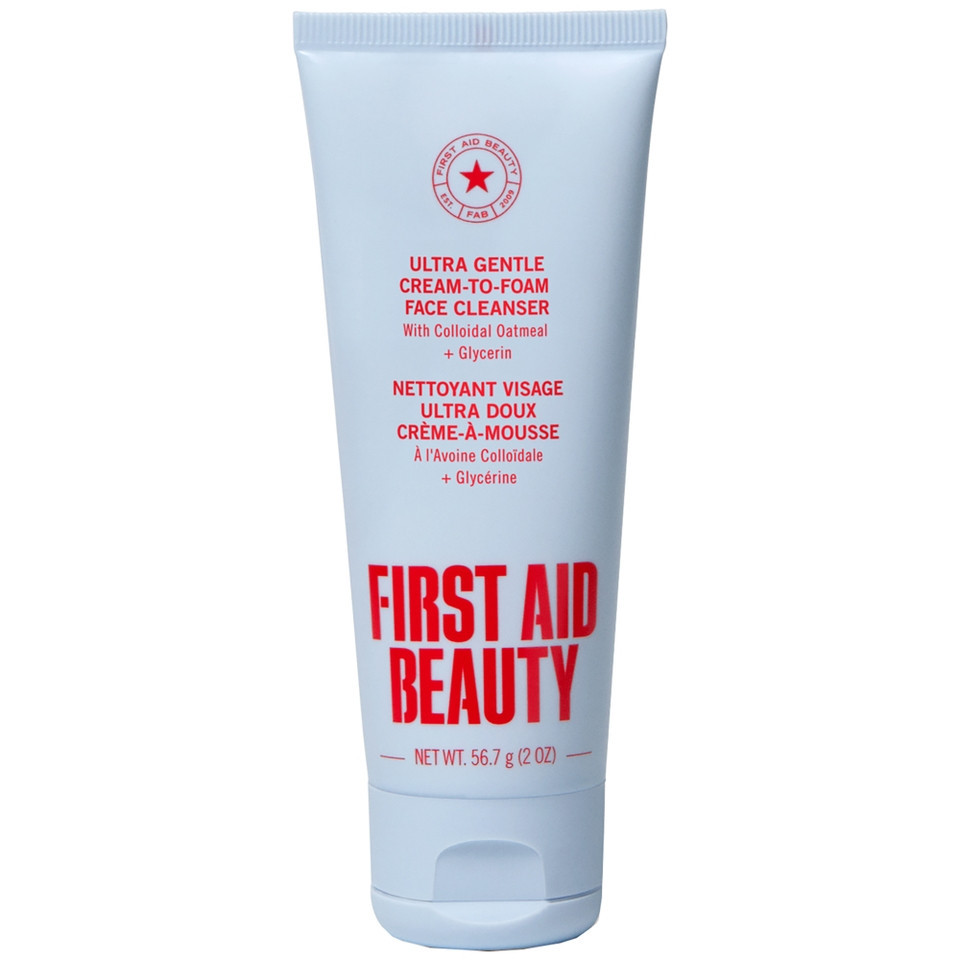 First Aid Beauty Ultra Gentle Cream-to-Foam Cleanser (2oz) | Dermstore