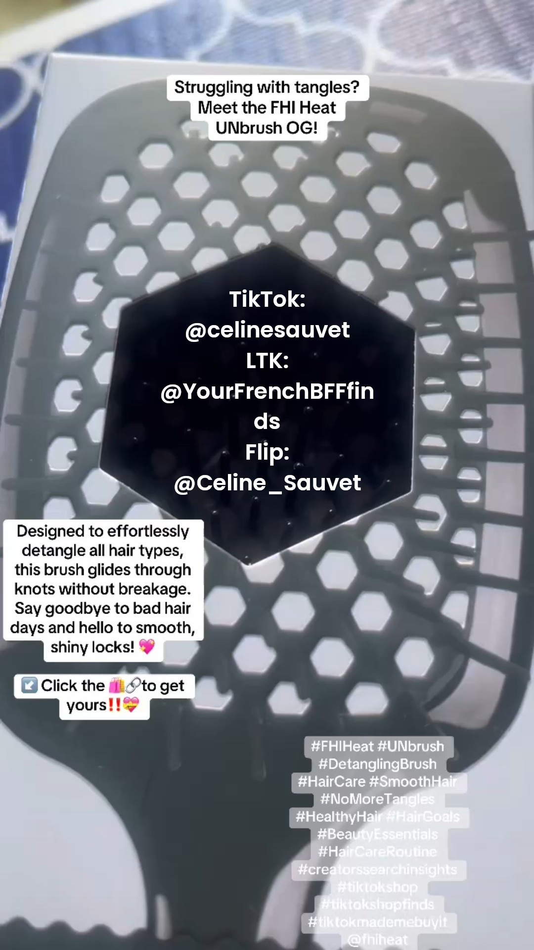 FHI Heat UNbrush OG Detangling Hair Brush

Tame Your Tresses with Ease! 🌟✨

Struggling with tangles? Meet the FHI Heat UNbrush OG!

Designed to effortlessly detangle all hair types, this brush glides through knots without breakage. Say goodbye to bad hair days and hello to smooth, shiny locks! 💖

Click the 🛍️ images to get yours‼️💝

#FHIHeat #UNbrush #DetanglingBrush #HairCare #SmoothHair #NoMoreTangles #HealthyHair #HairGoals #BeautyEssentials #HairCareRoutine #momlife #messyhair

#LTKBeauty #LTKFamily #LTKFindsUnder50