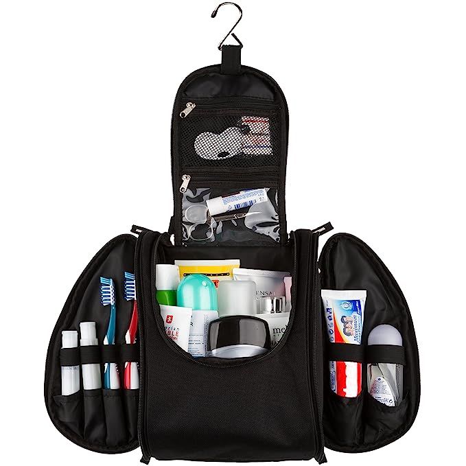 42 Travel Hanging Toiletry Bag – Large Kit Organizer for Men & Women – Spacious & Compact, 17... | Amazon (US)