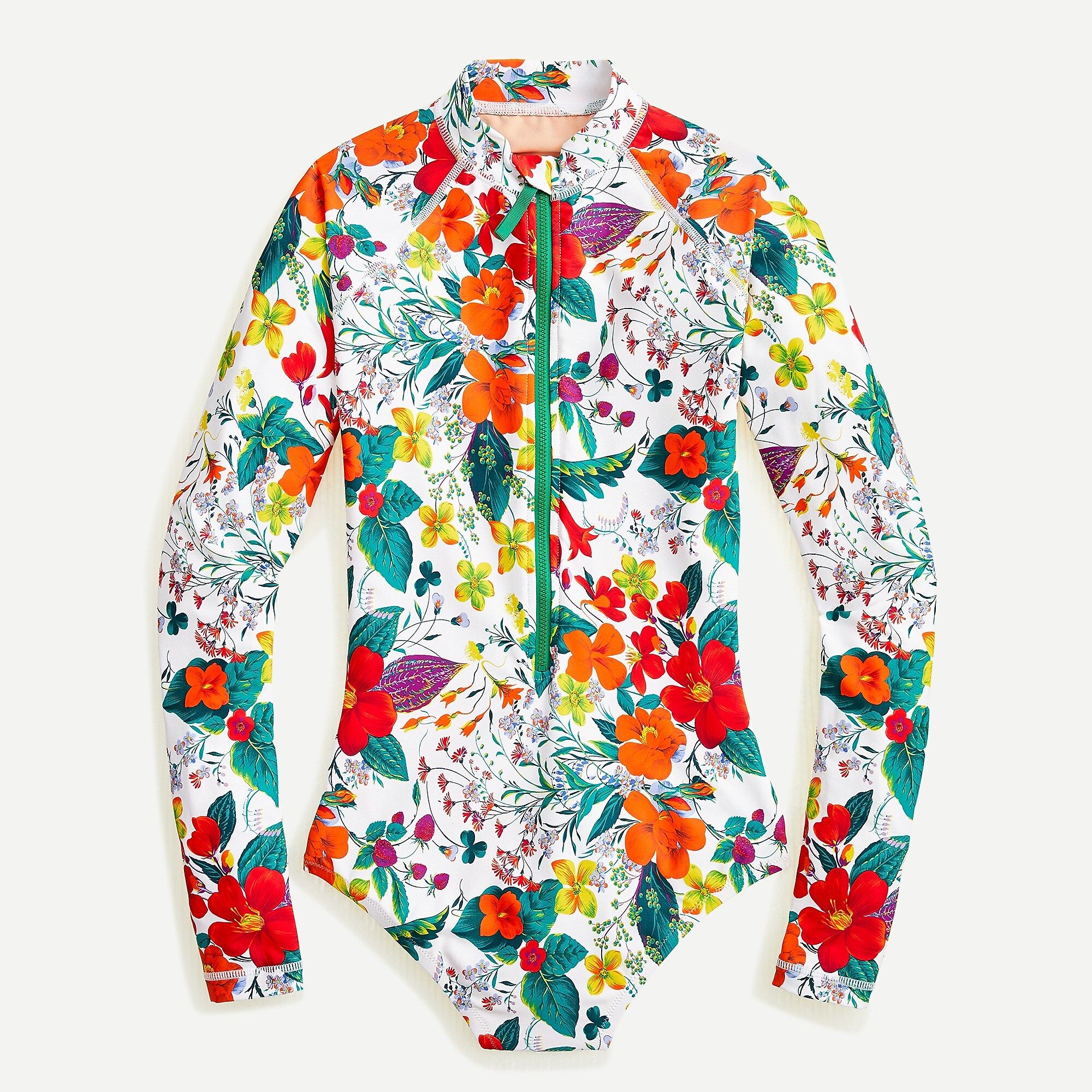 Long-sleeve rash guard in Ratti® island botanical print | J.Crew US