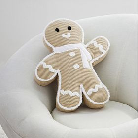Gingerbread Man Pillow | Pottery Barn Teen