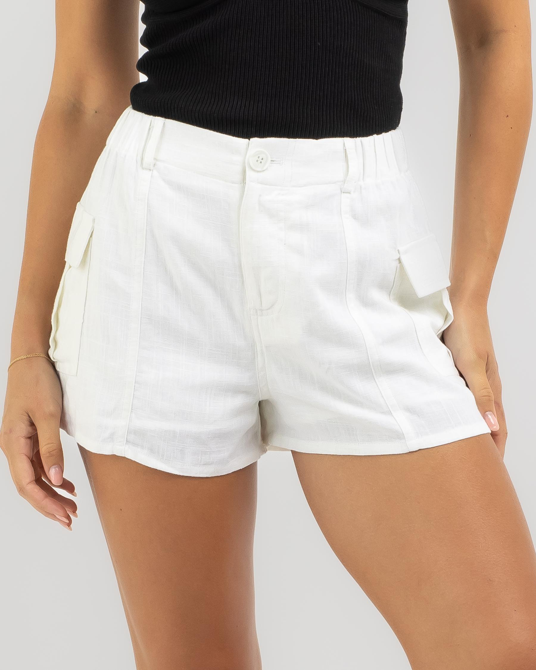 Mooloola Women's Frankie Shorts in White Size 4 | City Beach (US)