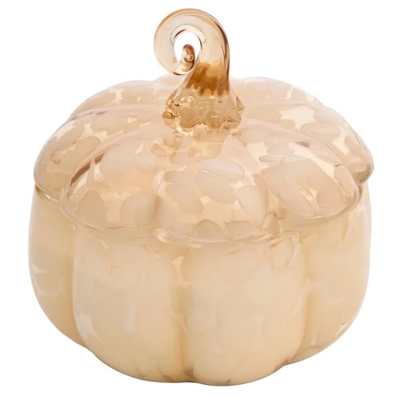 Better Homes and Gardens Pumpkin Snickerdoodle Swirl Scented 2 Wick Confetti Figural Pumpkin Jar ... | Walmart (US)