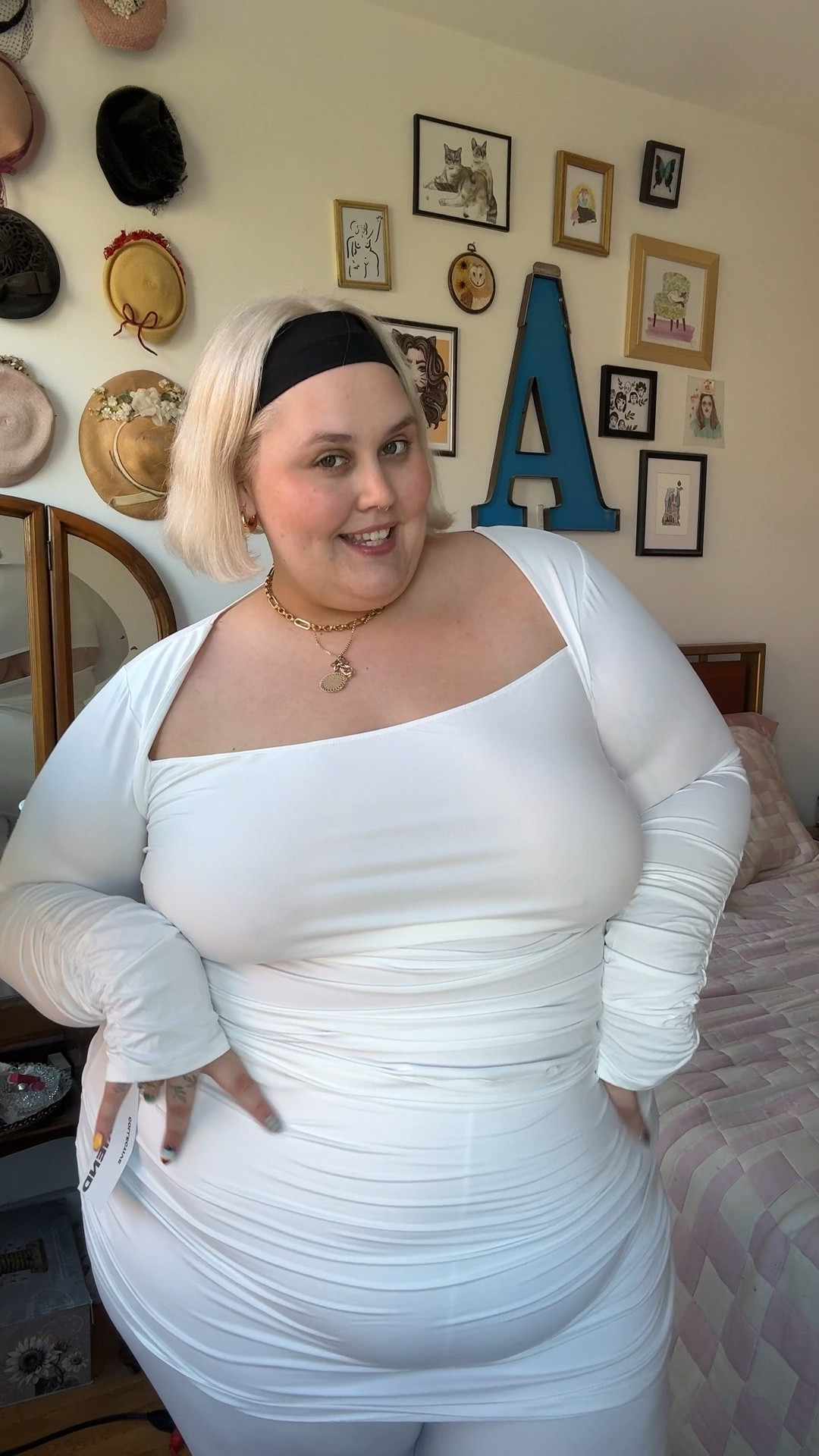 Imagine this with a cute kitten heel or flat?!? Chic!!! And also hella comfortable. Loving see Girlfriend Collective release new fashion forward things. 

Wearing:
Pants in 5x
Tops in 4x 
(Girlfriend Collective tends to run a little small) 

#LTKPlusSize