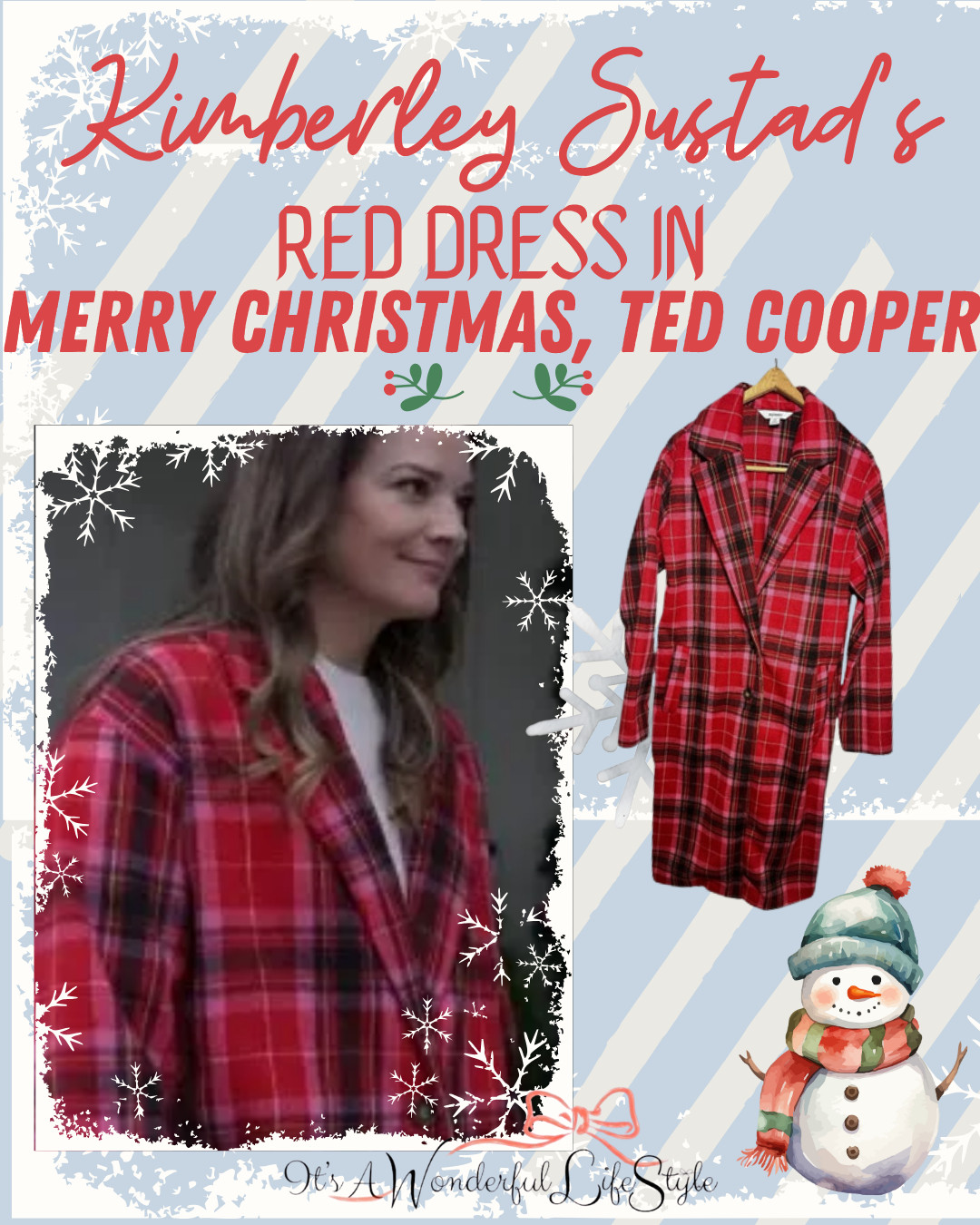 ***Disregard typo this is for her coat not dress

Get Kimberley's Plaid Flannel Coat seen in the fan favorite holiday movie "Merry Christmas, Ted Cooper"

 

 

#LTKSeasonal #LTKHoliday #LTKStyleTip