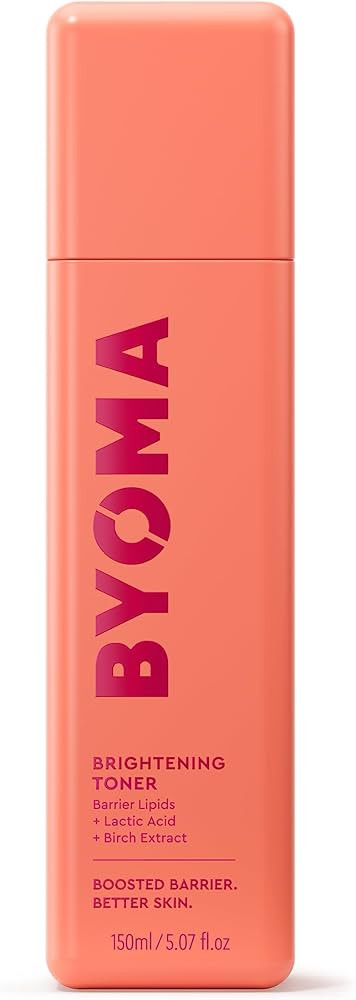BYOMA Brightening Toner - Gently Exfoliating, Brightening Facial Toner with Lipids & Lactic Acid ... | Amazon (US)