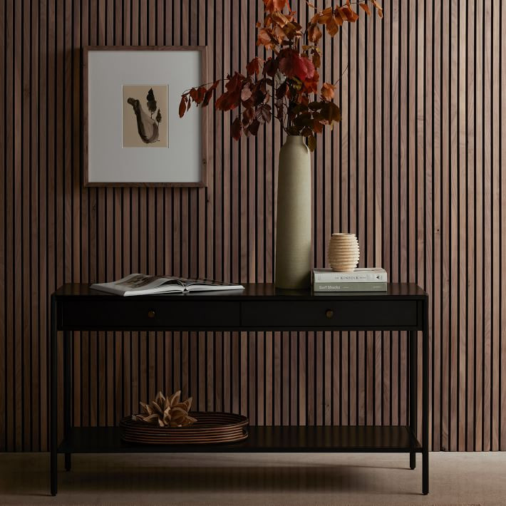 Bronzed Iron Console Table (57") | West Elm (US)