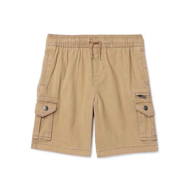 Wonder Nation Boys Stretch Cargo Shorts, Sizes 4-18 & Husky | Walmart (US)