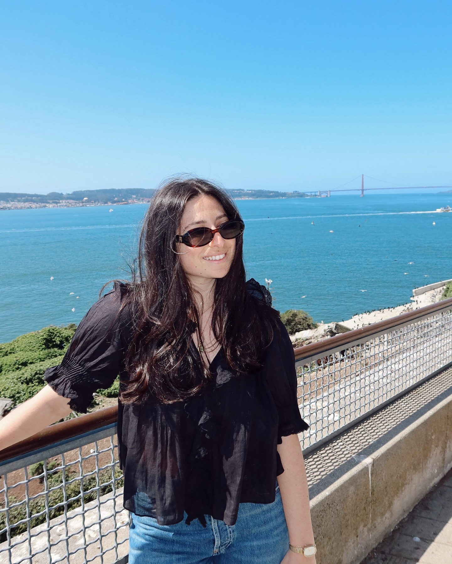 went to Alcatraz for the views 
• 
#sanfrancisco #sf #alcatraz #sanfranciscobayarea #fashionista #fashionable #fashion #blog