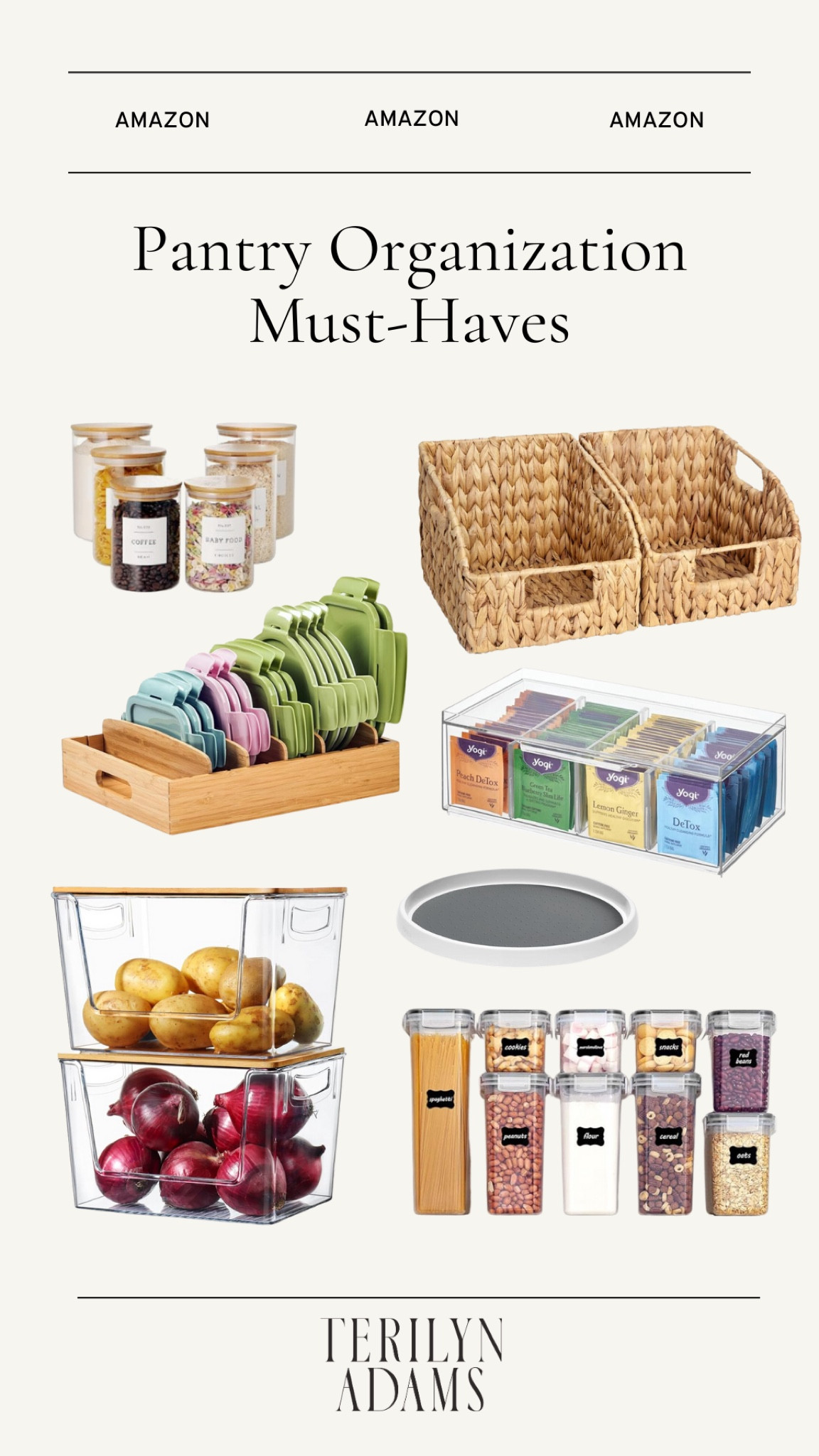 Must-haves to organize your pantry!

#LTKHome #LTKFindsUnder100