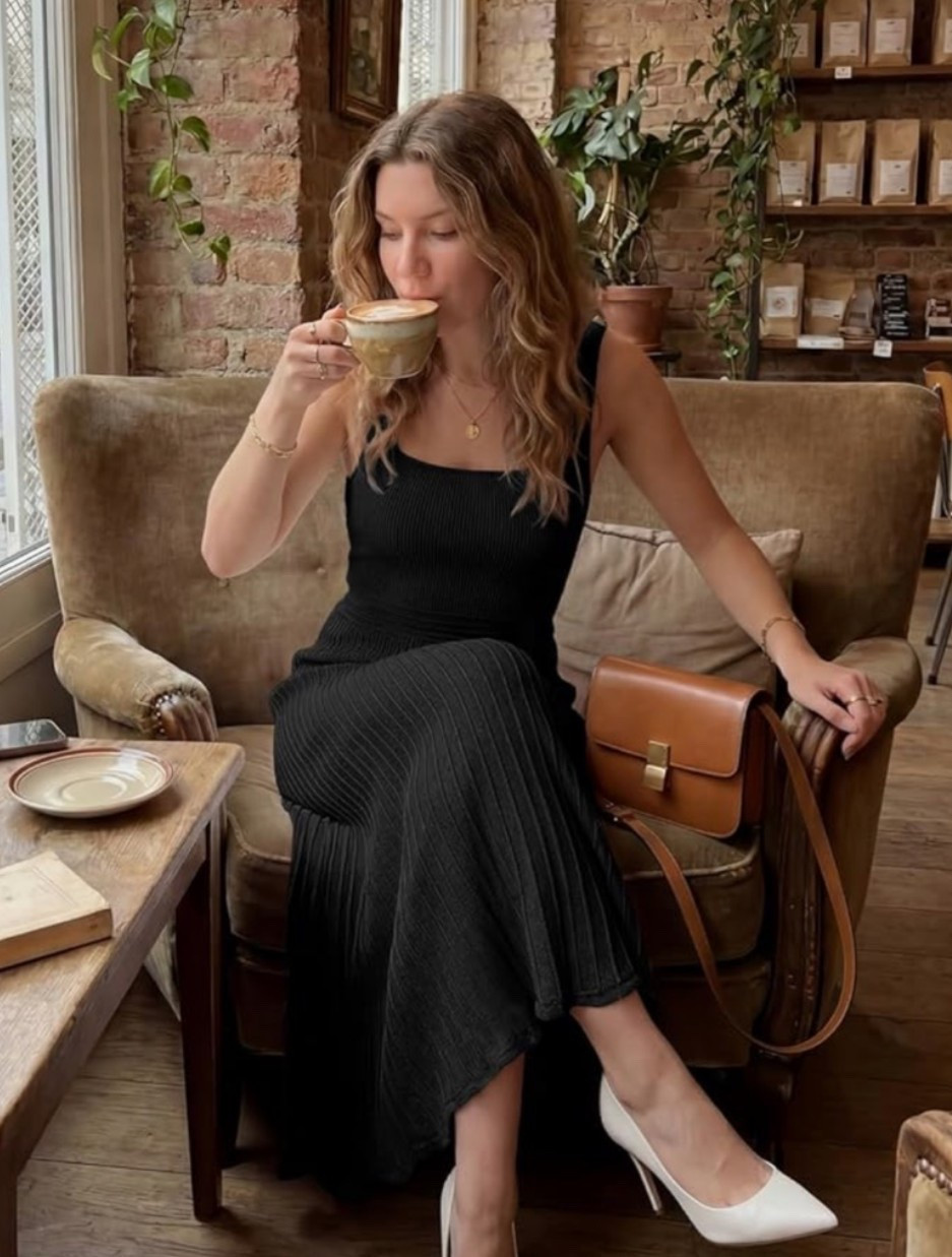 Sleeveless pleated midi dress with that polished summer workwear and event-ready feel. 🖤 Perfect for business casual days, office outfits, cocktail parties, vacation dinners, brunch, church, graduations, baby showers, or warm-weather plans when you want something simple, feminine, and put together. The A-line shape, pleated detail, and sleeveless cut make it easy to dress up with heels or keep casual with sandals. 

Grab this dress if your closet needs a versatile midi you can wear from workdays to summer events. ☀️

#LTKWorkwear #LTKOver40 #LTKSeasonal