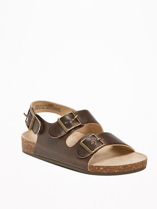 Faux-Leather Buckled-Strap Sandals for Toddler Boys & Baby | Old Navy US