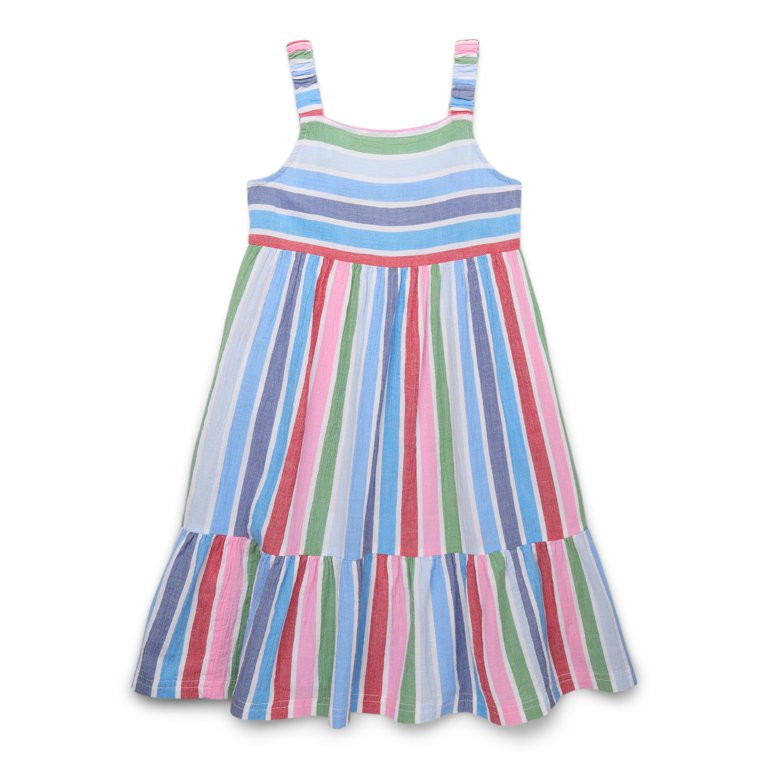 Wonder Nation Girls' Sundress with Cutout Back, Sizes 4-18 & Plus | Walmart (US)