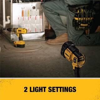 DEWALT 20-Volt MAX Cordless Jobsite Spotlight DCL043 - The Home Depot | The Home Depot