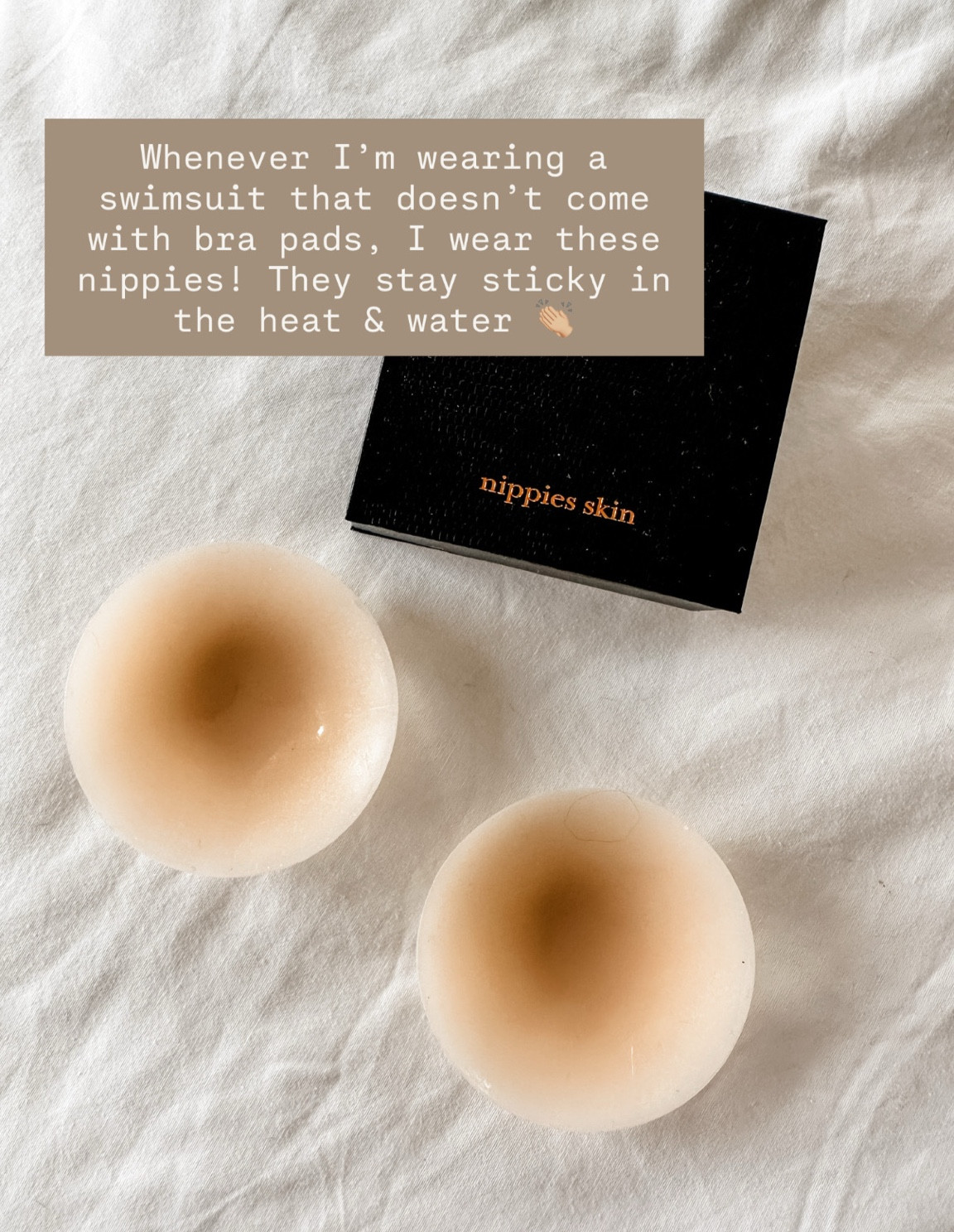 Can’t say enough good things about the nippies! These are a summer necessity when wearing swimsuits without bra pads and strapless & backless tops and dresses! 

Loverly Grey, Amazon, nippies, bra pads, nipple covers 

#LTKSwim