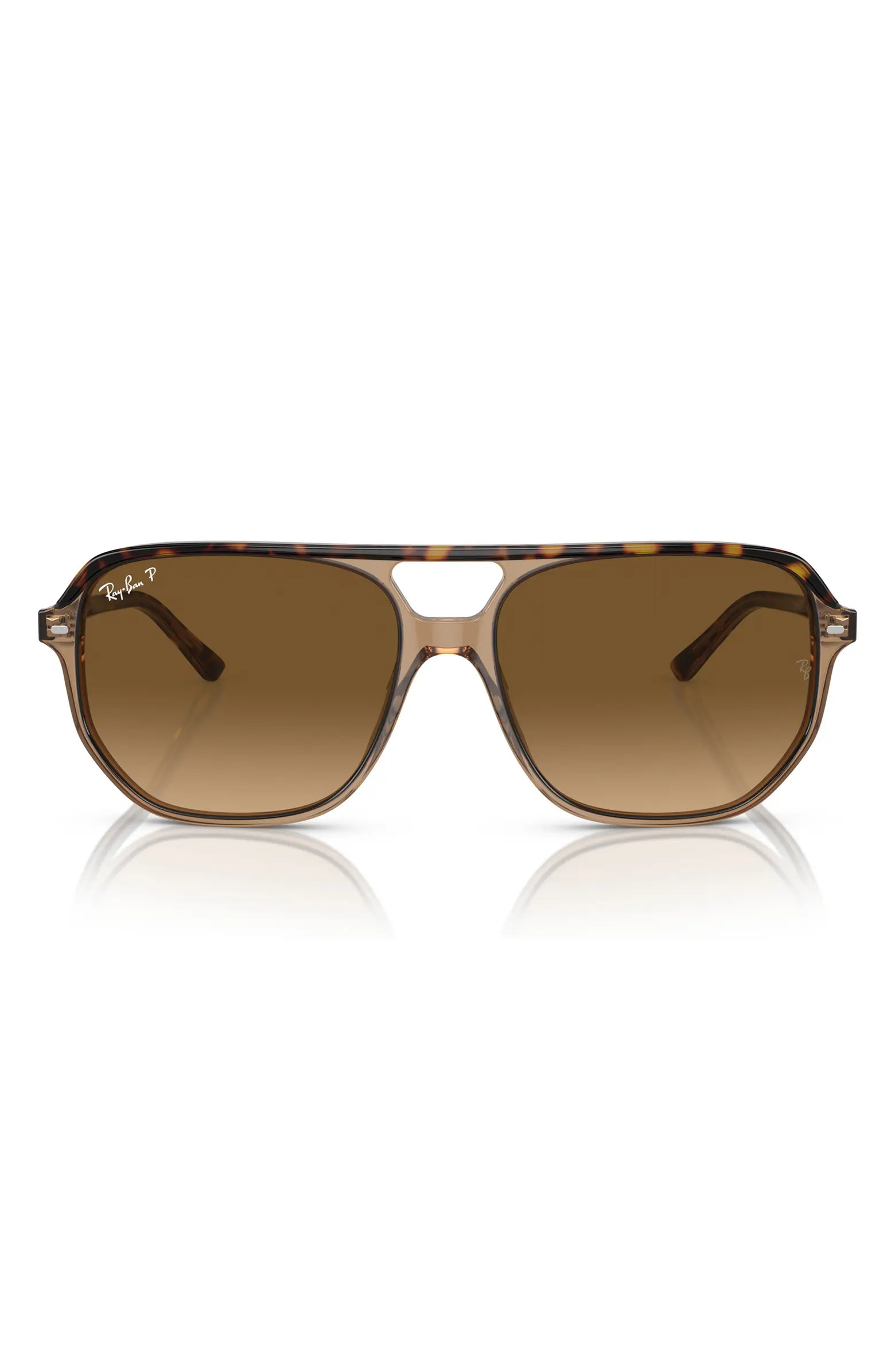 Ray-Ban Bill One 57mm Gradient Polarized Irregular Sunglasses | Nordstrom | Nordstrom