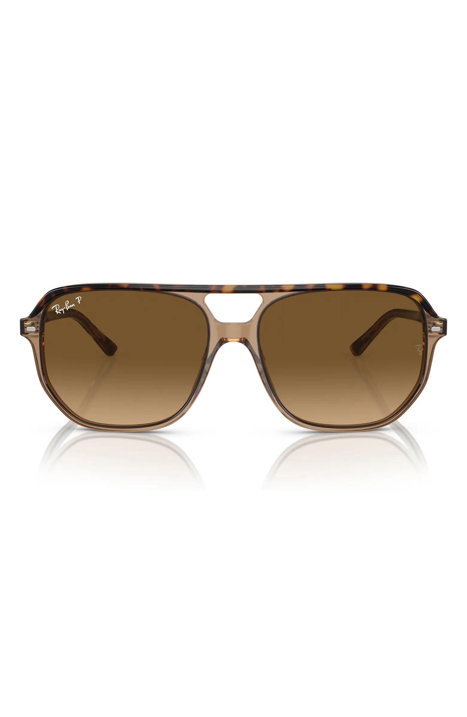 Ray-Ban Bill One 57mm Gradient Polarized Irregular Sunglasses | Nordstrom | Nordstrom