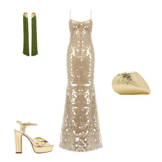 Gwyneth Paillette-Embellished Tulle Gown | Moda Operandi (Global)