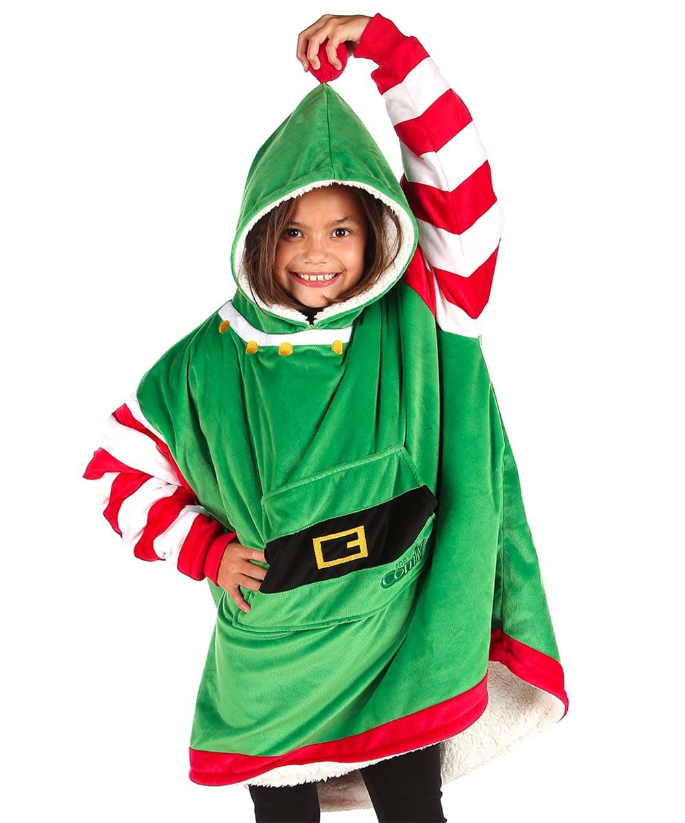 The Comfy Blankets Elf - Green Elf Hooded Sweatshirt Blanket | Zulily