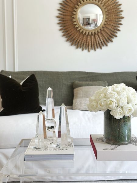 Coffee table styling. 





Crystal obelisk , Alice Lane home House of Blum, Cartier, coffee table, book acrylic, coffee, table, Val, designs, Kate, and barrel CB2 throw pillows my Cura home, blanket, living room, sitting room

#LTKHome