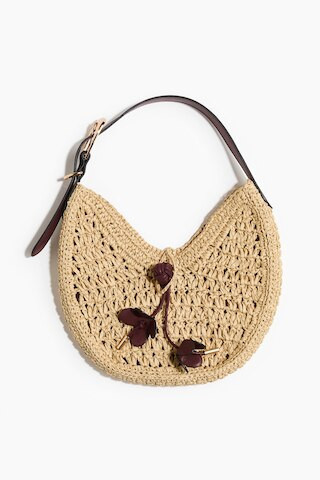 H & M - Straw Shoulder Bag - Beige | H&M (US + CA)