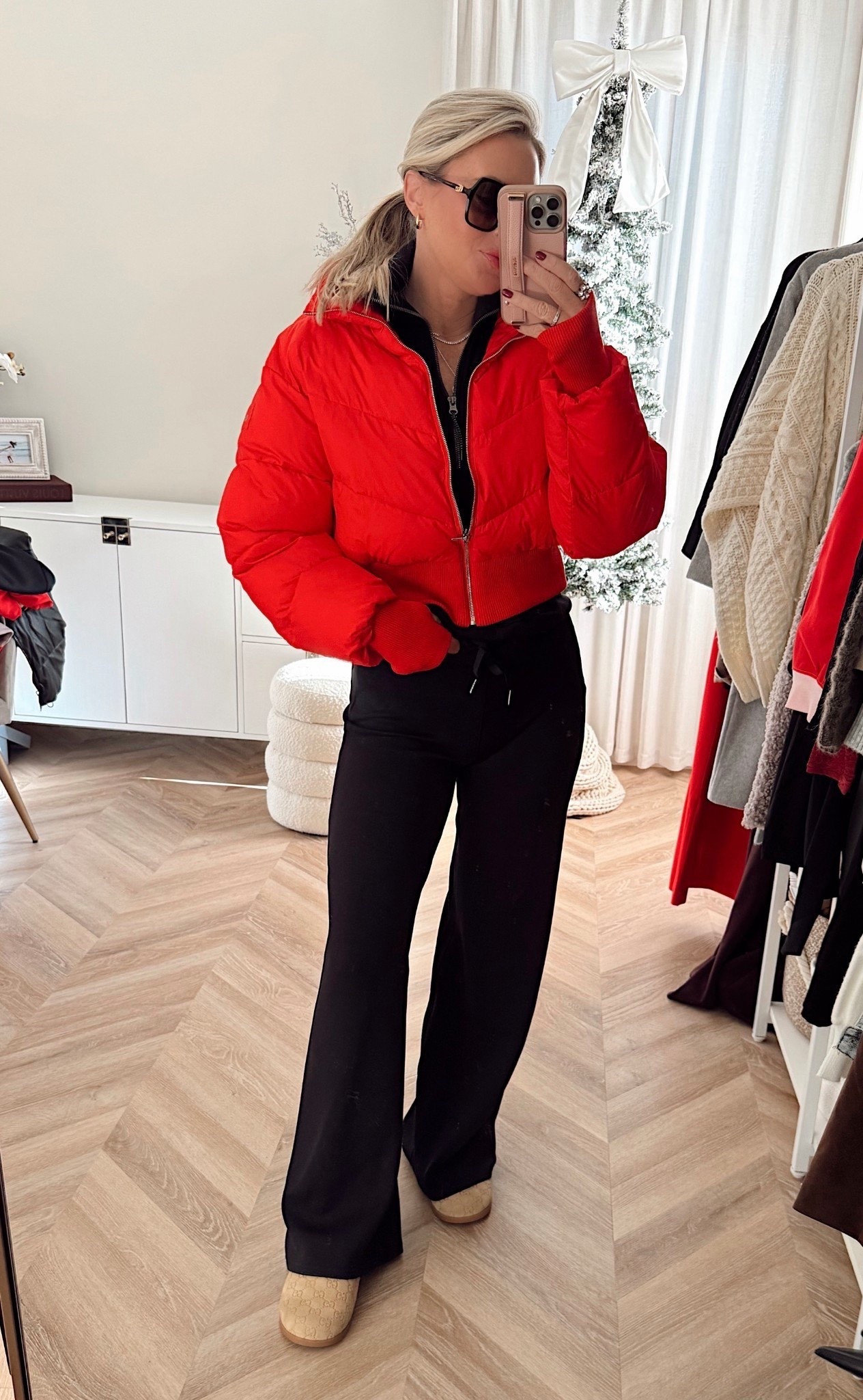 Wearing smalls
Use: LILLIEXSPANX on my outfit 

Jacket ok to size up one. Avail for in store pick up! 

#LTKHoliday #LTKSeasonal #LTKTravel