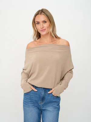 the anywhere top [desert sand] | Six Fifty Clothing