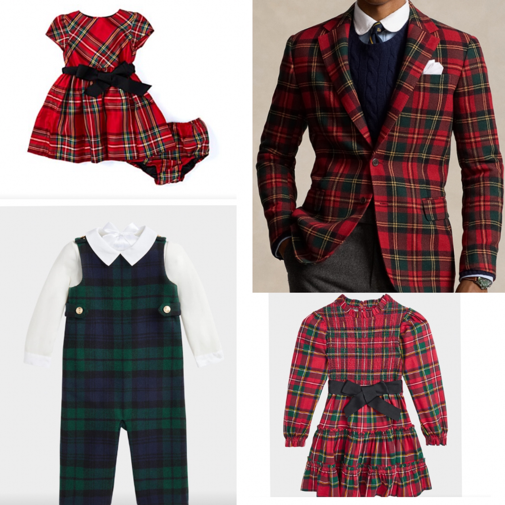 Looking for matching family & children holiday outfits?! Look no further than my personally-curated, Ralph Lauren, plaid collection. This particular collage features a balance of red & green plaid patterns. I’ve linked other options & (hopefully) a decent range of sizes. Check out my other posts for other suggestions! ♥️🌲✨

#LTKSeasonal #LTKGiftGuide #LTKHoliday