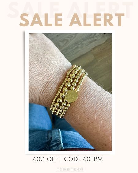 Victoria Emerson Bracelet is on sale! 

Use code: 60TRM for 60% off

Sale alert  Victoria emerson  bracelet stack  gold jewelry  gold stack bracelets 

#LTKbeauty #LTKunder50 #LTKsalealert