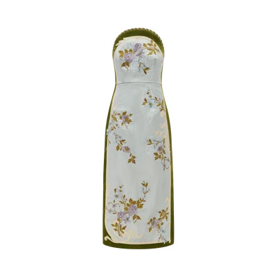 Odessa Embroidered Midi Dress | Le Weekend Studio