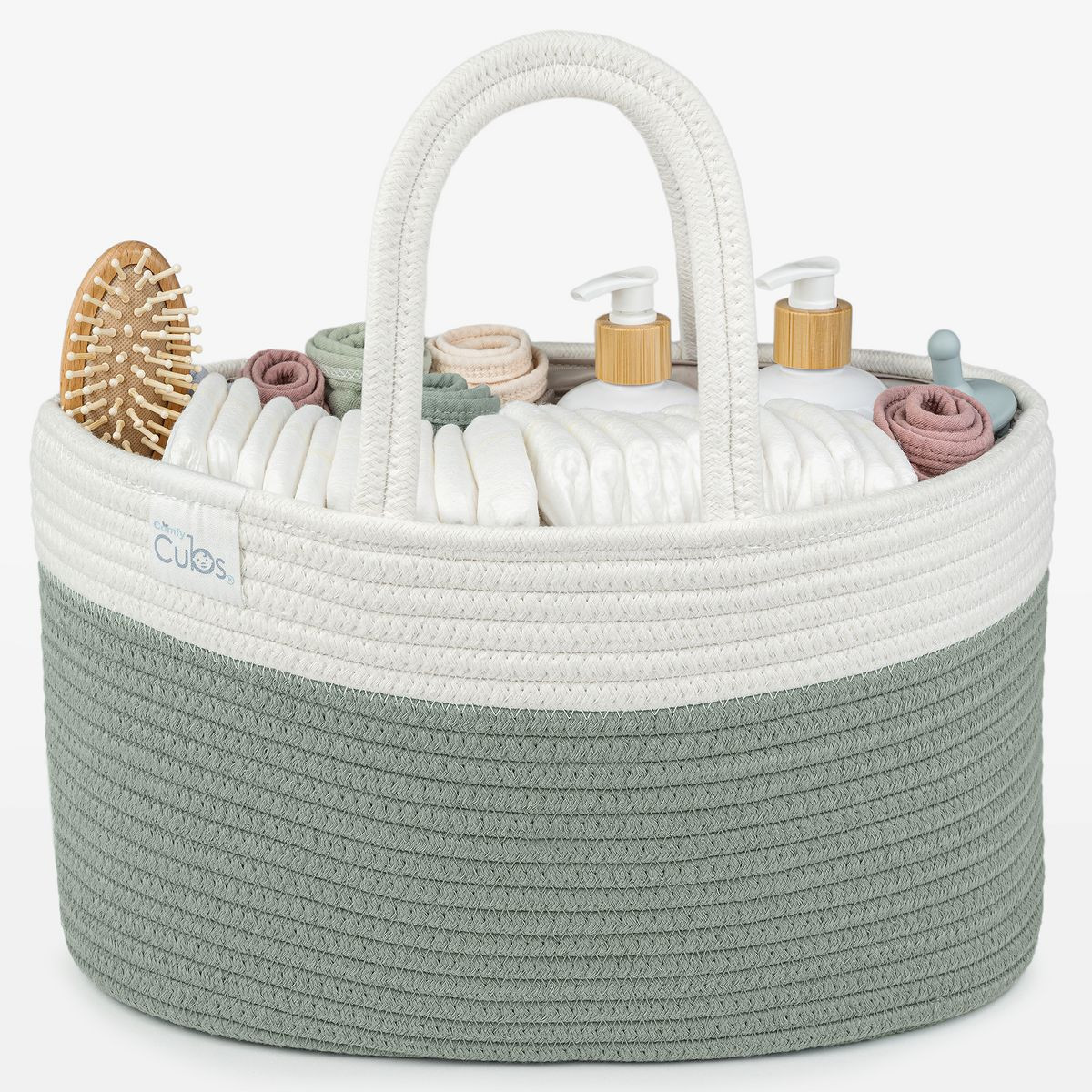Large Portable Baby Diaper Caddy Organizer Nursery Storage Bin and Car Travel Basket by Comfy Cub... | Target