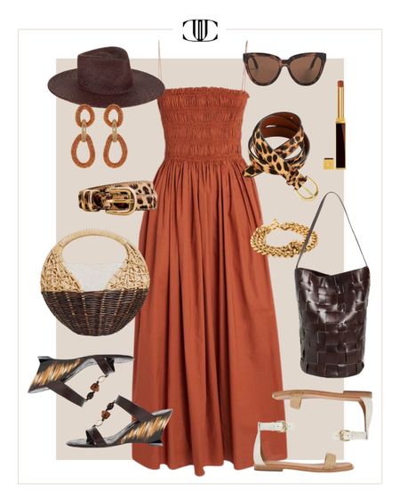 A fun pop of leopard print to bring some excitement to any outfit. 

Panama hat, dress, earrings, wicker bag, bucket bag, sandals, leopard belt, sunglasses, summer outfit, summer look

#LTKstyletip #LTKover40 #LTKshoecrush