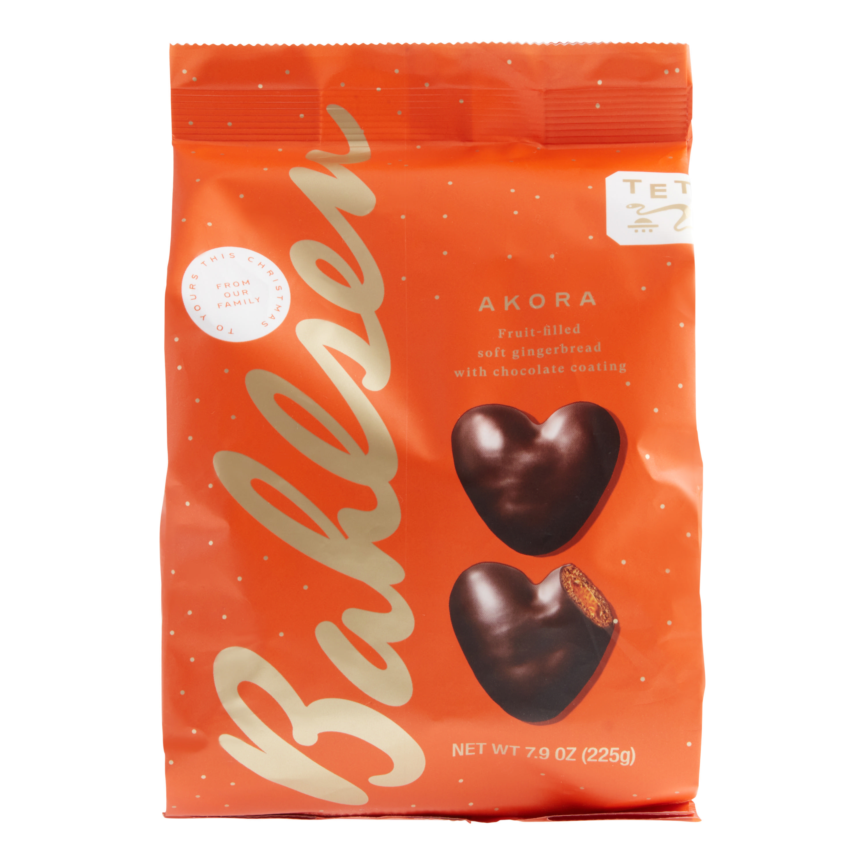 Bahlsen Akora Dark Chocolate Apricot Gingerbread Hearts | World Market