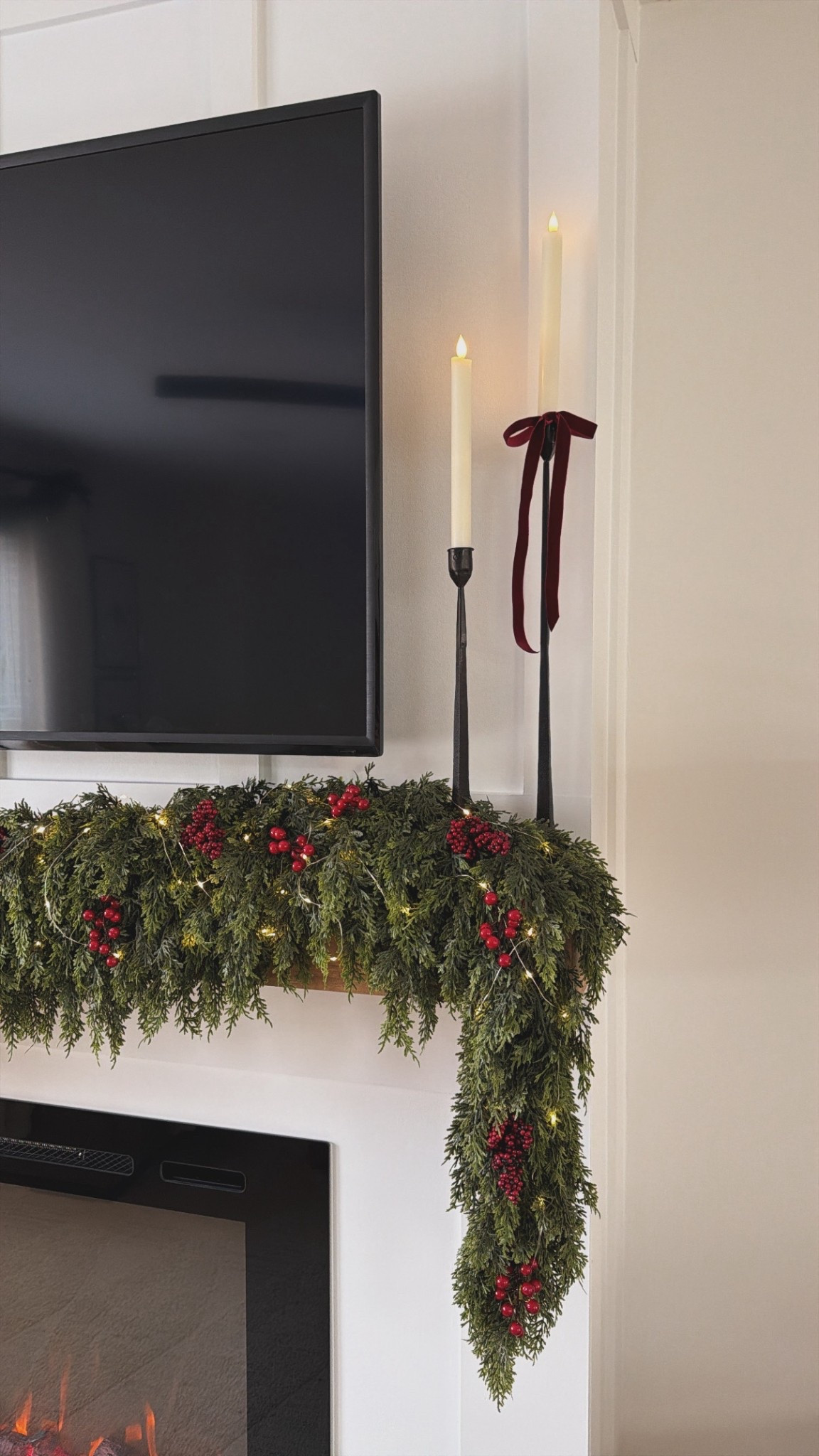 Holiday Mantle!❤️🎄🕯️

#LTKSeasonal #LTKHoliday #LTKHome