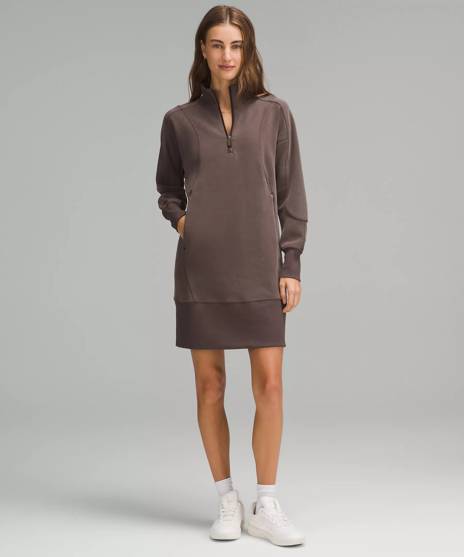 Softstreme Long-Sleeve Half-Zip Dress | Lululemon (US)