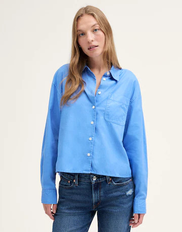 The Cropped Easy Shirt | Madewell