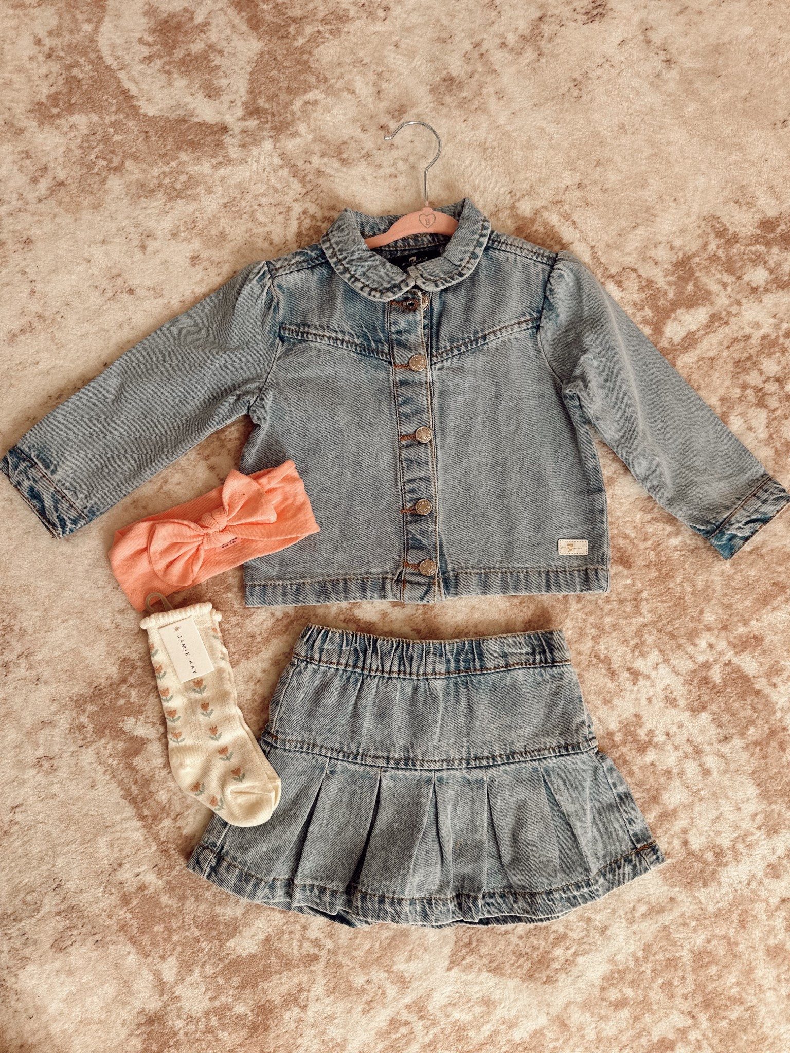 ur kidding right 🎀✨🤭 the cutest little denim on denim set from @tjmaxx

#LTKBaby #LTKootd #LTKKids