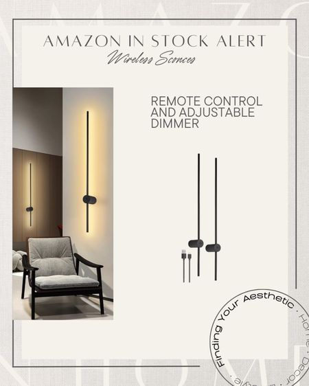 The viral wireless battery operated modern wall sconces are back in stock! These always sell out so grab them while you can. 

Amazon home 
Amazon viral products
Modern wall sconce
Modern lighting 

#LTKHome