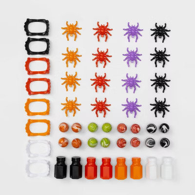 48pc Bouncing Balls/Fangs/Spiders/Bubbles Halloween Party Favors - Hyde & EEK! Boutique™... | Target