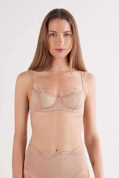 Intimissimi Your Everyday Wear Denise Balconette Bra Woman Natural Size 5B | Intimissimi (US)