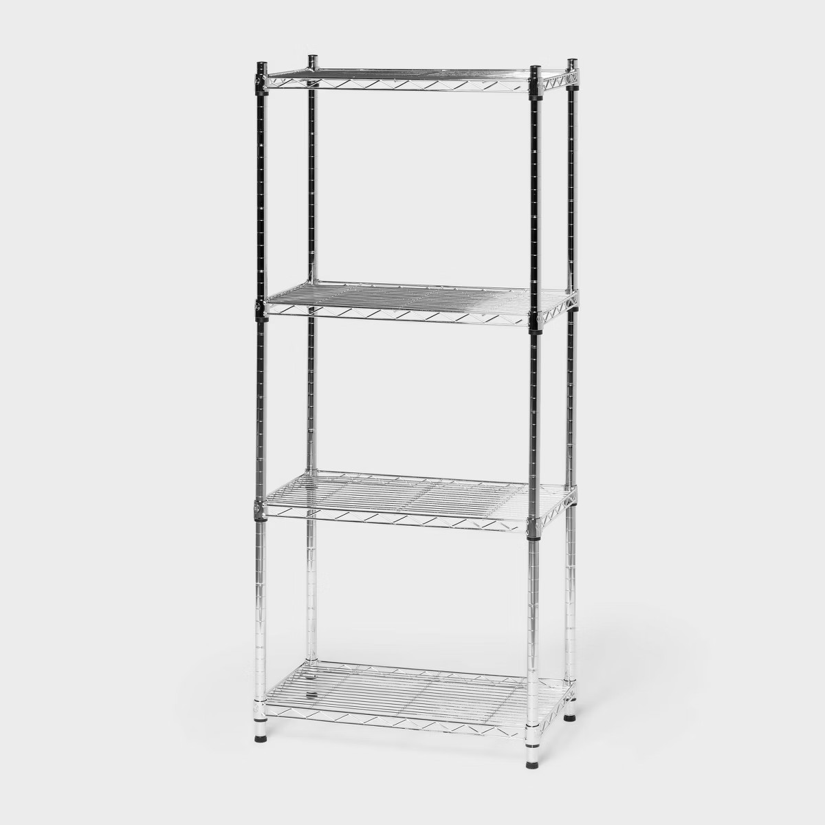 4 Tier Wire Shelving Chrome - Brightroom™ | Target