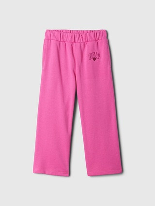 babyGap Logo Wide-Leg Sweatpants | Gap (US)