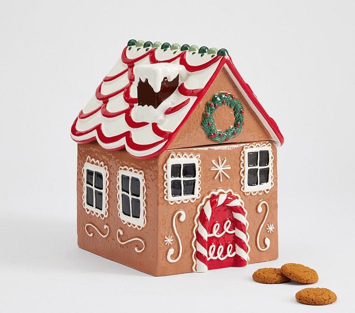 Gingerbread House Cookie Jar | Pottery Barn Kids