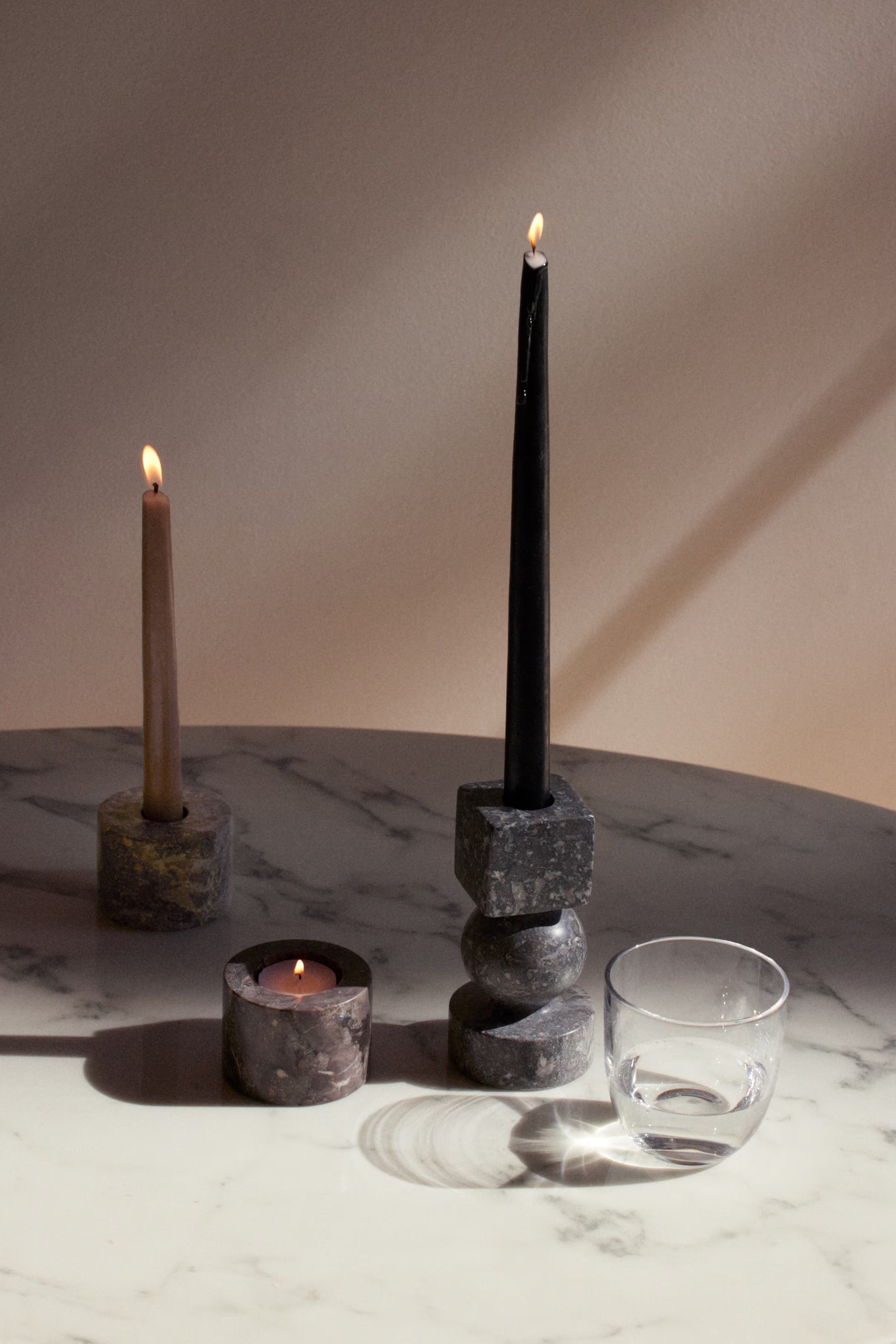 Small Marble Candlestick | H&M (US + CA)